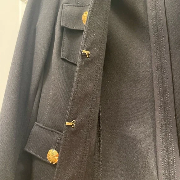 White House Black Market Luxe Stretch Military Jacket - Picture 8 of 12